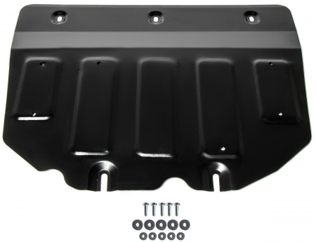 Защита картера и КПП (сталь) Автоброня для Mazda 3 (2019-2025) 111.03827.1