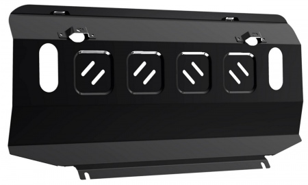 Защита радиатора (сталь) Автоброня для Mitsubishi Pajero (2000-2025) 111.04012.1