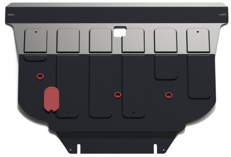 Защита картера (сталь) Автоброня для Nissan Primera P12 (2001-2008) 111.04128.1