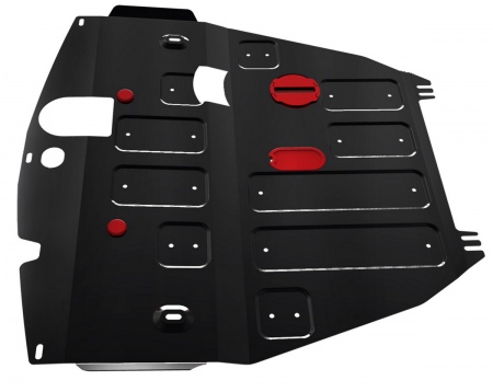 Защита картера и КПП (сталь) Автоброня для Chevrolet Captiva (2012-2019) 111.04208.1