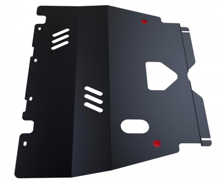 Защита картера и КПП (сталь) Автоброня для Peugeot 206 (2006-2019) 111.04301.1