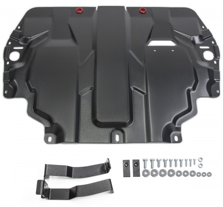 Защита картера и КПП (сталь) Автоброня для Skoda Octavia (2008-2013) 111.05107.1