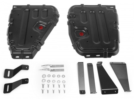 Защита топливного бака (сталь) Автоброня для Skoda Kodiaq (2017-2021) 111.05122.1