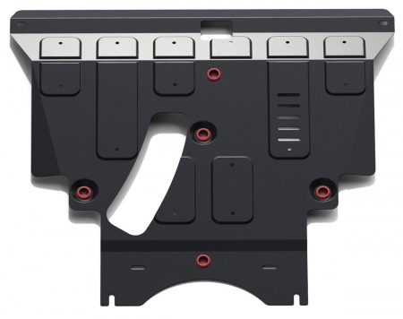 Защита картера и КПП (сталь) Автоброня для Toyota Ipsum (2001-2009) 111.05742.1