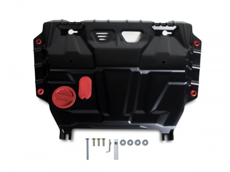 Защита картера и КПП (сталь) Автоброня для Toyota Auris (2007-2016) 111.05773.1