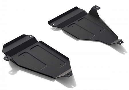 Защита топливного бака (сталь) Автоброня для Volkswagen Tiguan (2011-2017) 111.05846.1