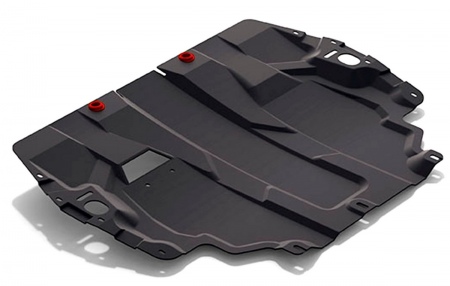 Защита картера и КПП (сталь) Автоброня для Volkswagen Caddy (2015-2023) 111.05855.1