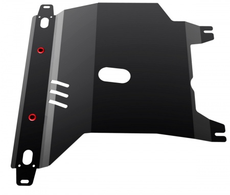 Защита картера и КПП (сталь) Автоброня для Chevrolet Lanos (2005-2019) 111.06501.1