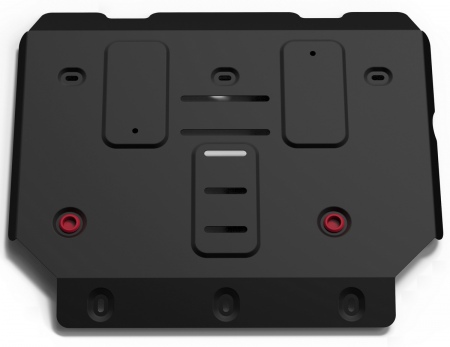 Защита радиатора (сталь) Автоброня для Haval H9 (2014-2024) 111.09407.1