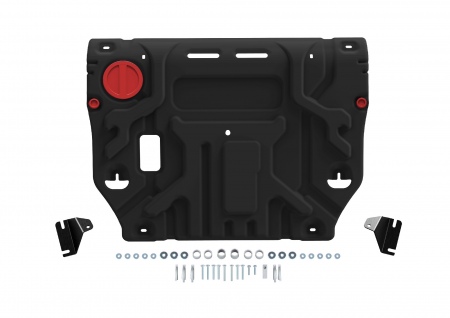 Защита картера и КПП (сталь) Автоброня для Haval Dargo (2022-2025) 111.09424.1