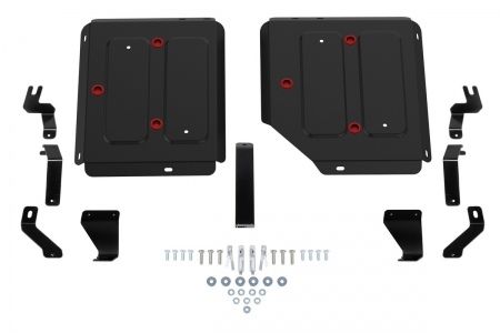 Защита топливного бака (сталь) Автоброня для Haval Dargo (2022-2025) 111.09426.1