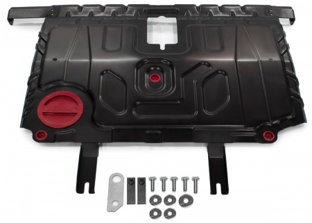 Защита картера и КПП (сталь) Автоброня для BYD F3 (2007-2014) 111.09531.1