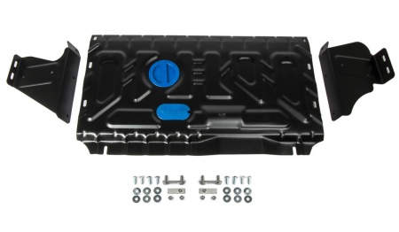 Защита картера и КПП (сталь) Rival для Ford Tourneo Custom (2012-2024) 111.1879.1