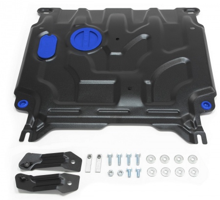 Защита картера и КПП (сталь) Rival Hyundai Solaris (2017-2024) 111.2369.1