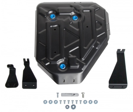 Защита топливного бака (сталь) Rival для Hyundai Tucson (2021-2025) 111.2389.1