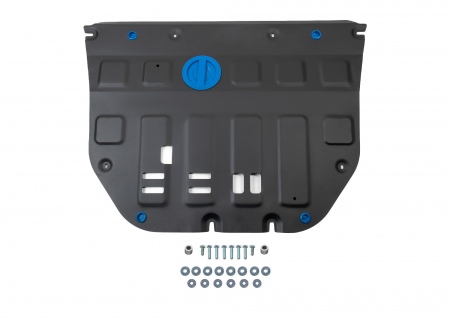 Защита картера и КПП (сталь) Rival для GAC GS8 (2023-2025) 111.3403.1