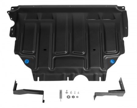 Защита картера и КПП (сталь) Rival для Volkswagen Caddy (2021-2023) 111.5880.1