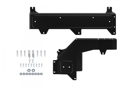 Защита топливных магистралей (сталь) Rival для Haval Dargo (2022-2025) 111.9428.1