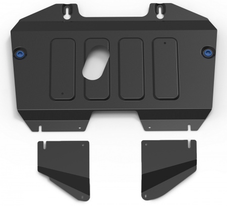 Защита картера и КПП (сталь) Rival для Toyota Highlander (2020-2025) 111.9549.1