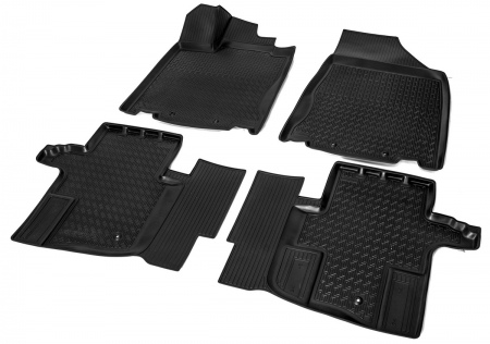 Коврики в салон полимерные Rival Nissan Pathfinder (2013-2017) 14104001
