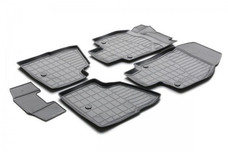 Коврики в салон полимерные Rival Opel Astra H седан (2004-2012) 14202002