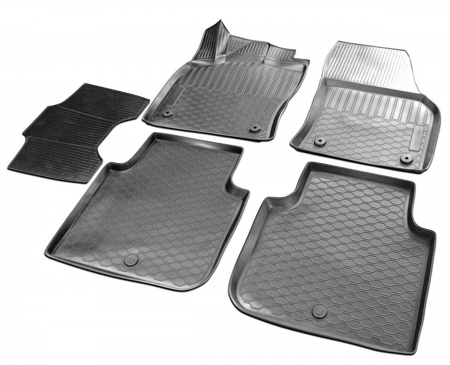 Коврики в салон полимерные Rival Skoda Kodiaq (2017-2021) 15105001