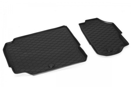 Коврики в салон полимерные 3-й ряд Rival Skoda Kodiaq (2017-2021) 15105004