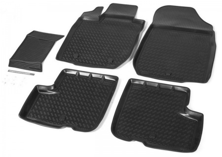 Коврики в салон полимерные Rival Lada Largus 5 мест (2012-2021) 16003001