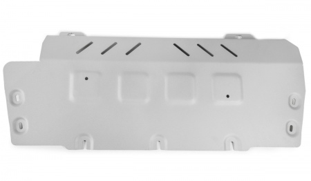 Защита радиатора серая (алюминий 6 мм) Rival для Mercedes-Benz G-Class (2018-2025) 23.3946.1.6