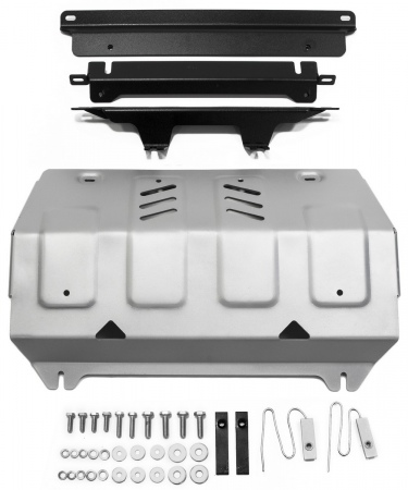 Защита радиатора (алюминий) Rival Mitsubishi L200 (2015-2024) 2333.4046.1.6