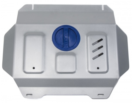 Защита радиатора и картера (алюминий) Rival Toyota Fortuner (2017-2025) часть 2 3.9502.1