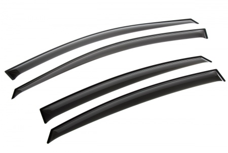 Дефлекторы боковых окон Rival Premium для Hyundai Solaris седан (2011-2017) 32305001