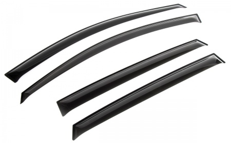 Дефлекторы боковых окон Rival Premium для Hyundai Solaris хэтчбек (2011-2017) 32305004