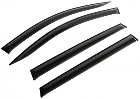 Дефлекторы боковых окон Rival Premium для Hyundai Santa Fe (2018-2024) 32306002