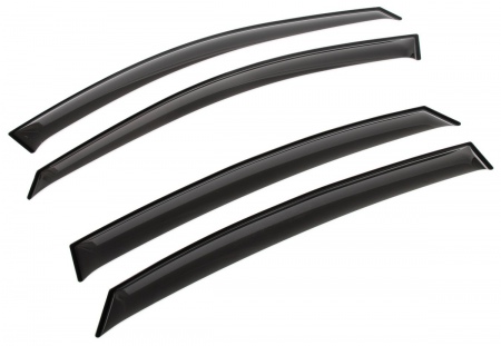 Дефлекторы боковых окон Rival Premium для Hyundai Genesis седан (2014-2017) 32307001