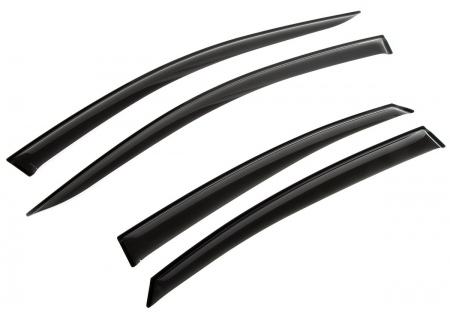 Дефлекторы боковых окон Rival Premium для Hyundai Sonata (2017-2019) 32312001