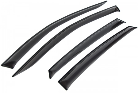 Дефлекторы боковых окон Rival Premium для Hyundai Sonata (2019-2024) 32312002