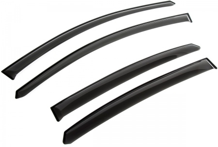 Дефлекторы боковых окон Rival Premium для Kia Rio седан (2011-2017) 32803001