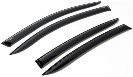 Дефлекторы боковых окон Rival Premium для Kia Soul (2019-2024) 32806002