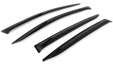 Дефлекторы боковых окон Rival Premium для Kia Optima (2010-2016) 32807001