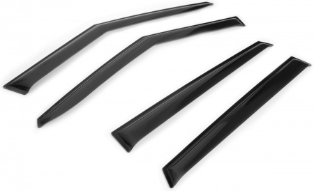 Дефлекторы боковых окон Rival Premium для Kia Seltos (2020-2024) 32810001