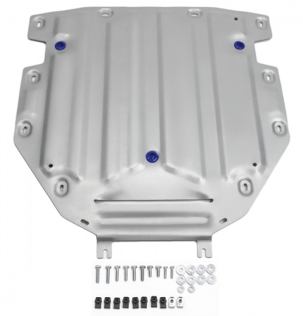 Защита КПП (алюминий) Rival Audi Q7 (2015-2025) 333.0330.1