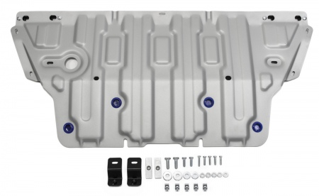 Защита картера (алюминий) Rival Audi A4 (2015-2025) 333.0334.1