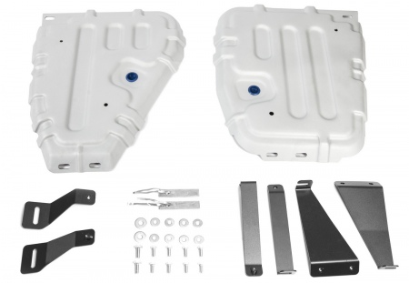 Защита топливного бака (алюминий) Rival для Audi Q3 (2019-2025) 333.0355.1