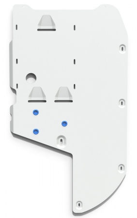 Защита КПП и РК (алюминий) Rival для BMW 5 series GT (2010-2016) 333.0514.3