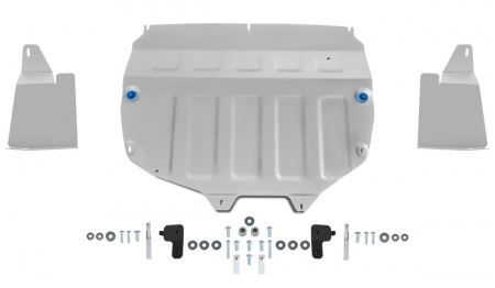 Комплект защит с увеличенной защитой картера (алюминий) Rival для Chery Tiggo 7 (2019-2023) 333.0921.1