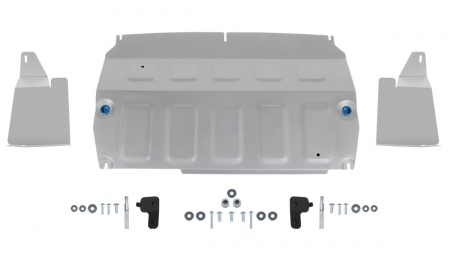 Защита картера, КПП и пыльники (алюминий) Rival для Chery Tiggo 8 Pro Max (2022-2025) 333.0922.1