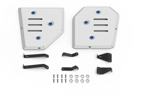 Защита топливного бака (алюминий) Rival для Chery Tiggo 8 Pro Max (2022-2025) 333.0934.1