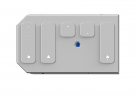 Защита топливного бака (алюминий) Rival для Chery Tiggo 4 PRO (2022-2024) 333.0946.1