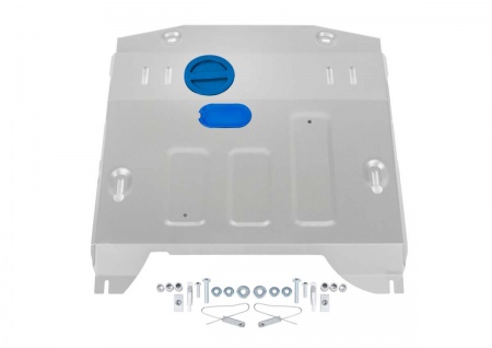 Защита картера и КПП (алюминий) Rival для Chevrolet Equinox (2021-2025) 333.1031.1